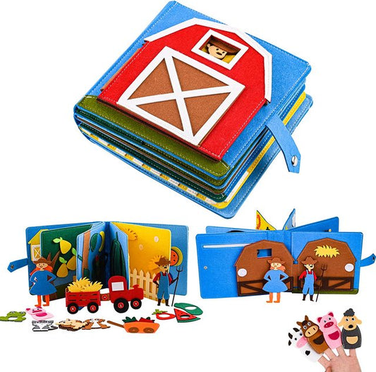 Livro de Pano 3D Montessori - Infinity Book (A quinta)