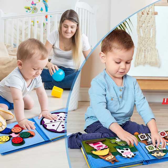 Livro de Pano 3D Montessori - Infinity Book (A quinta)