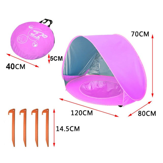 Tenda de Praia Infantil com Piscina