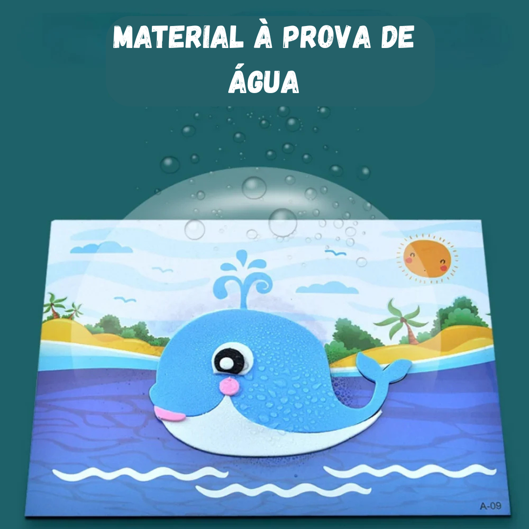 Cartoon Kids 2 em 1 – Pinta e Cola