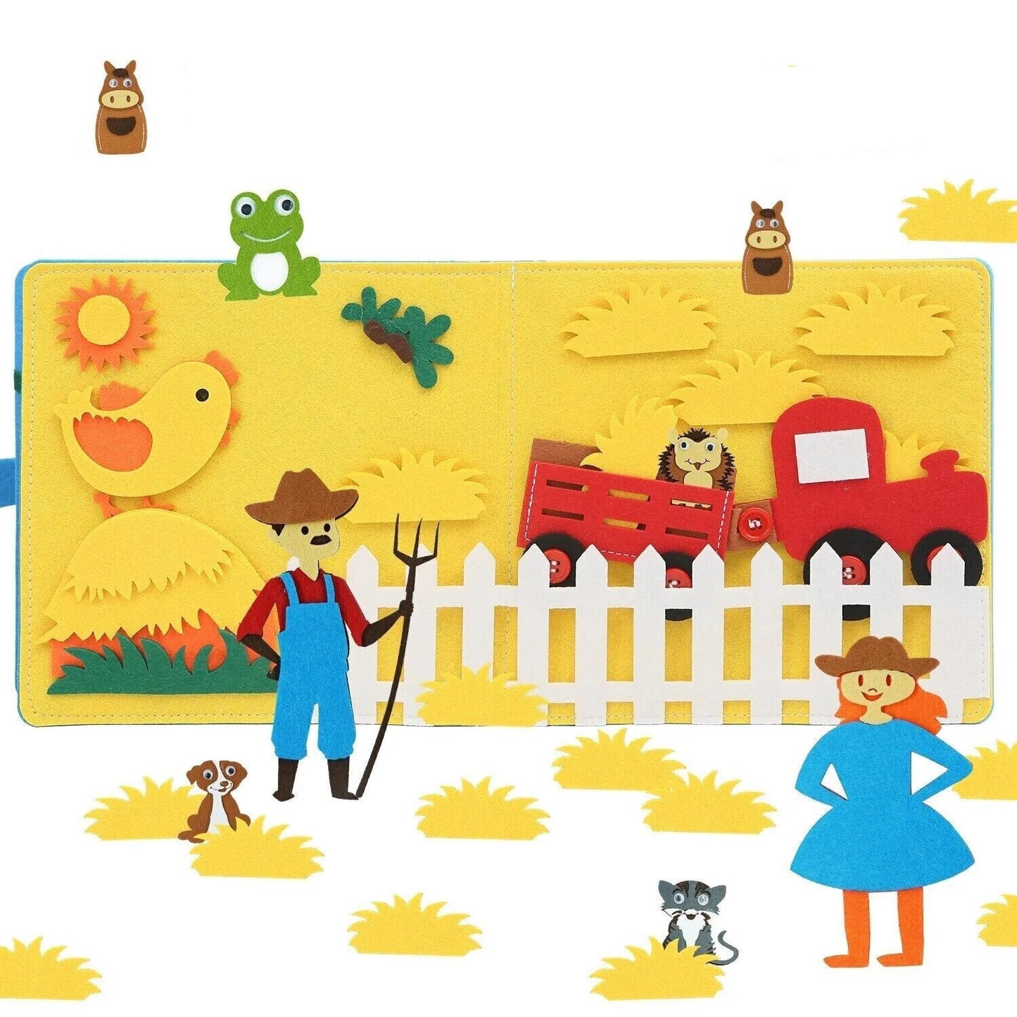 Livro de Pano 3D Montessori - Infinity Book (A quinta)