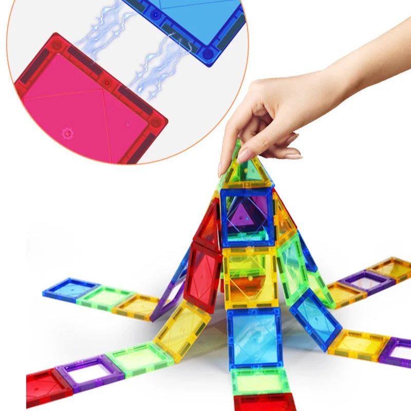 Jogos de Construção Magnéticos Magplayer - diversão e aprendizagem