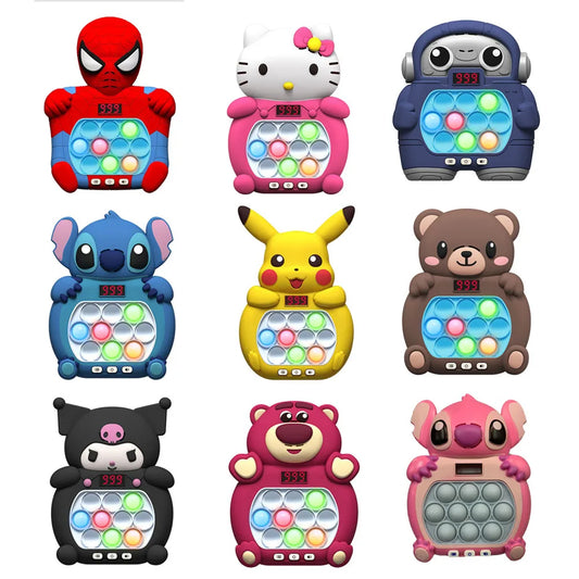 Pop it Game Eletrónico Personagens