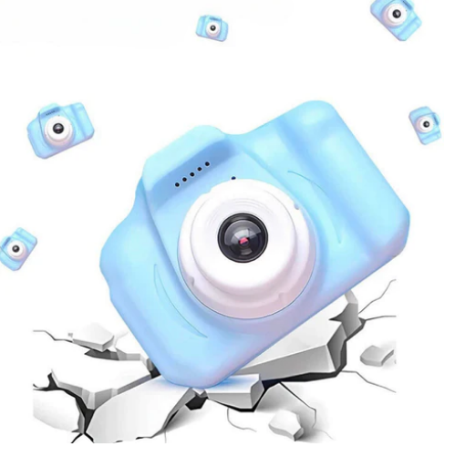Mini Câmara Digital Infantil, Super Resistente, Foto e Vídeo