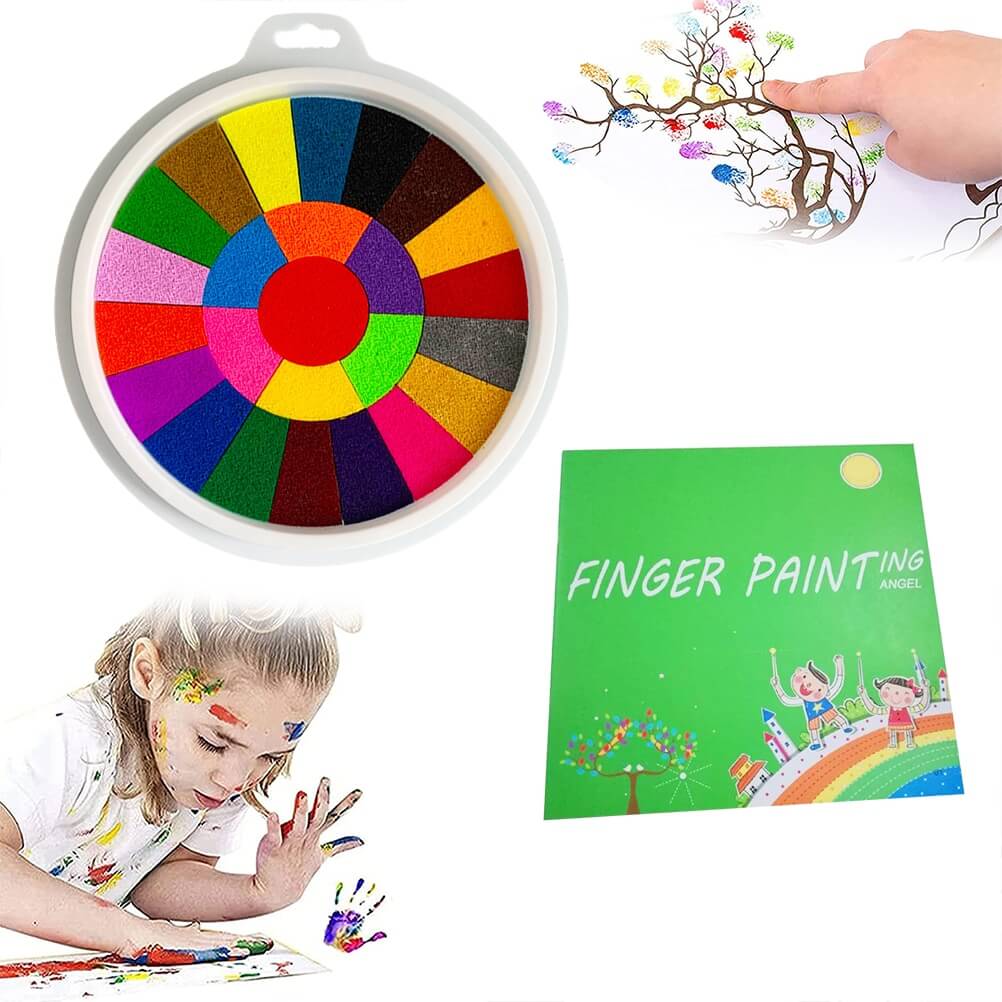 Kit Pintura à Dedo Atóxico e Lavável