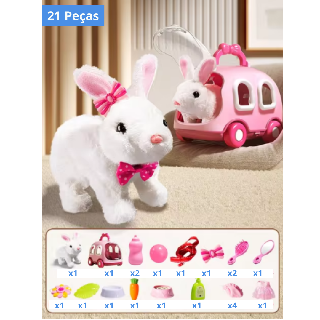 Coelhinho Fluffy - Pet Eletrónico