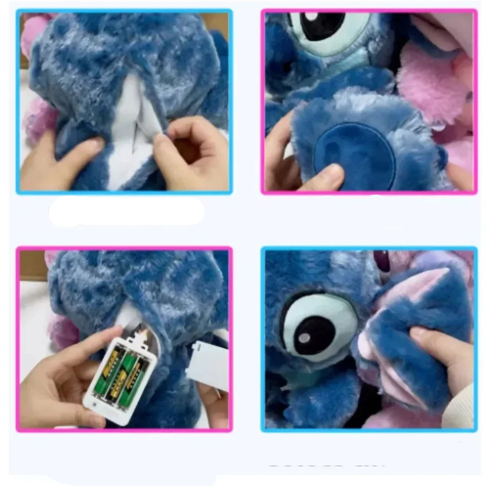 Stitch Bons Sonhos - Peluche que respira e toca música