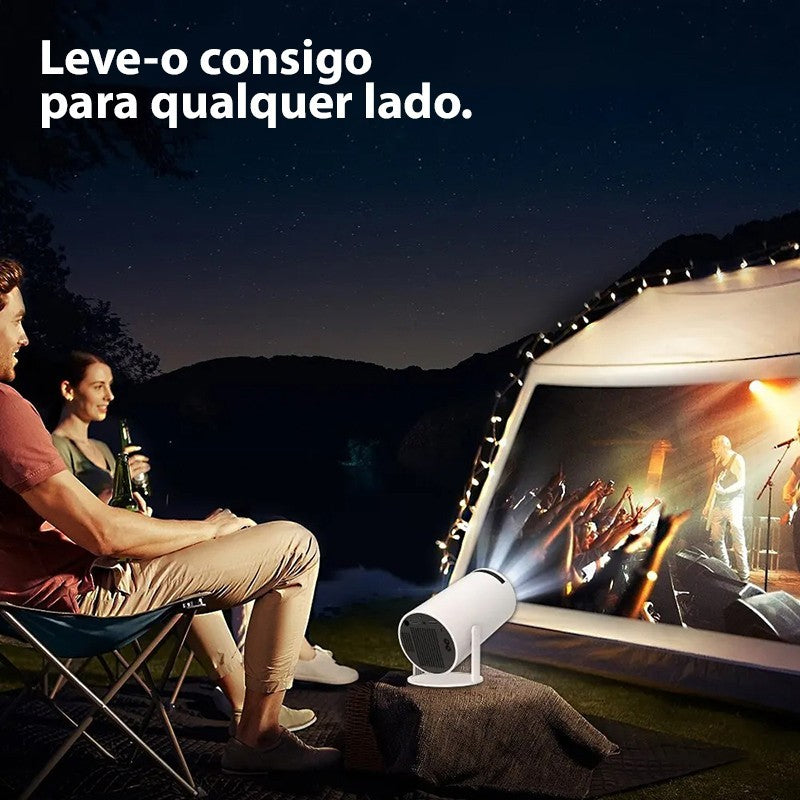 Projetor Portátil 4K Android – Entretenimento sem Limites