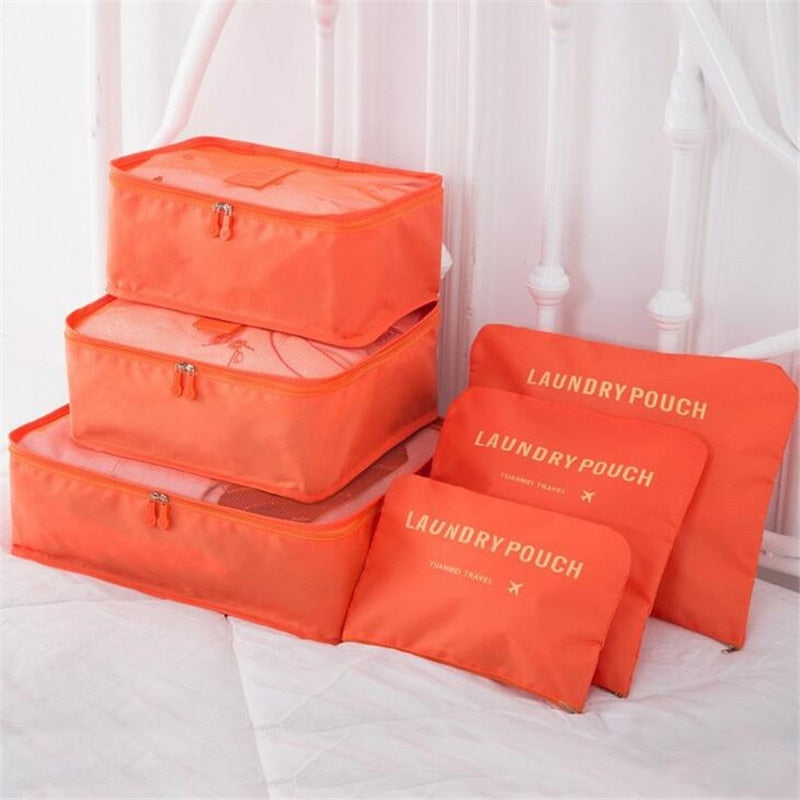 Kit Organizador De Malas 6 Unidades
