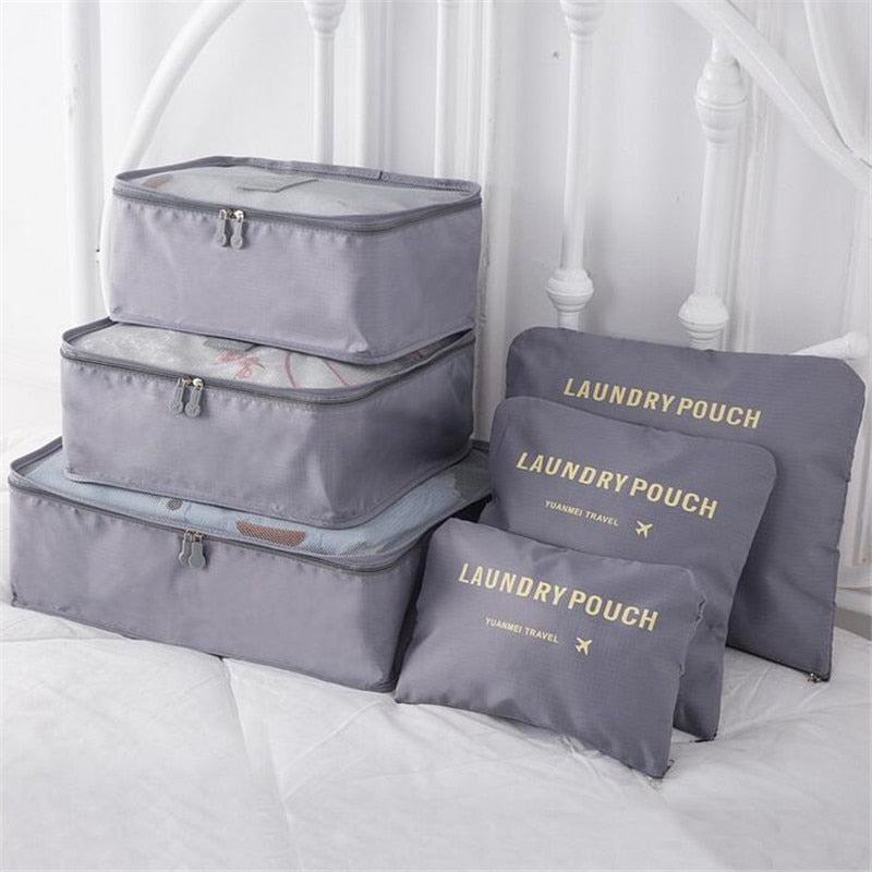 Kit Organizador De Malas 6 Unidades