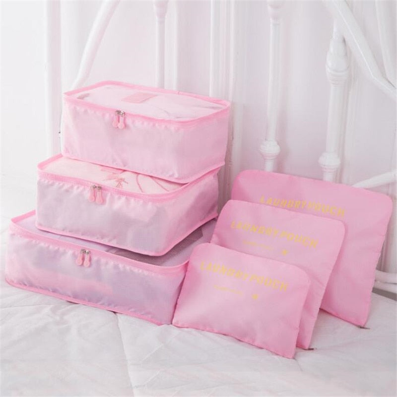 Kit Organizador De Malas 6 Unidades