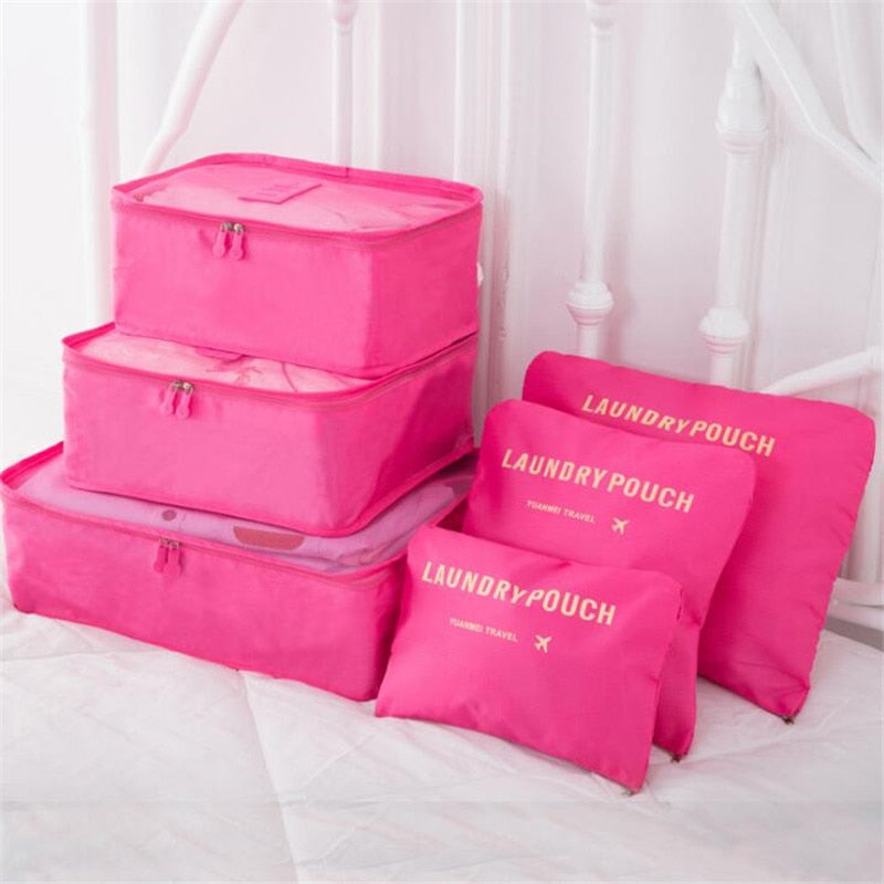 Kit Organizador De Malas 6 Unidades