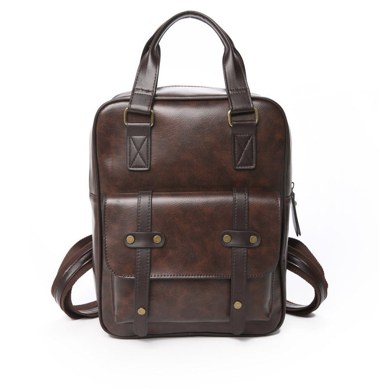 Mochila Vintage de Couro