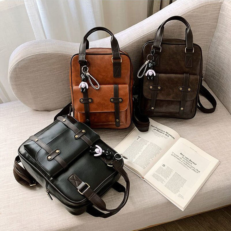Mochila Vintage de Couro