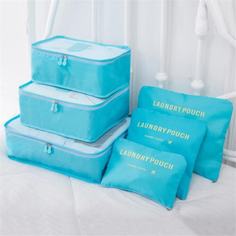 Kit Organizador De Malas 6 Unidades