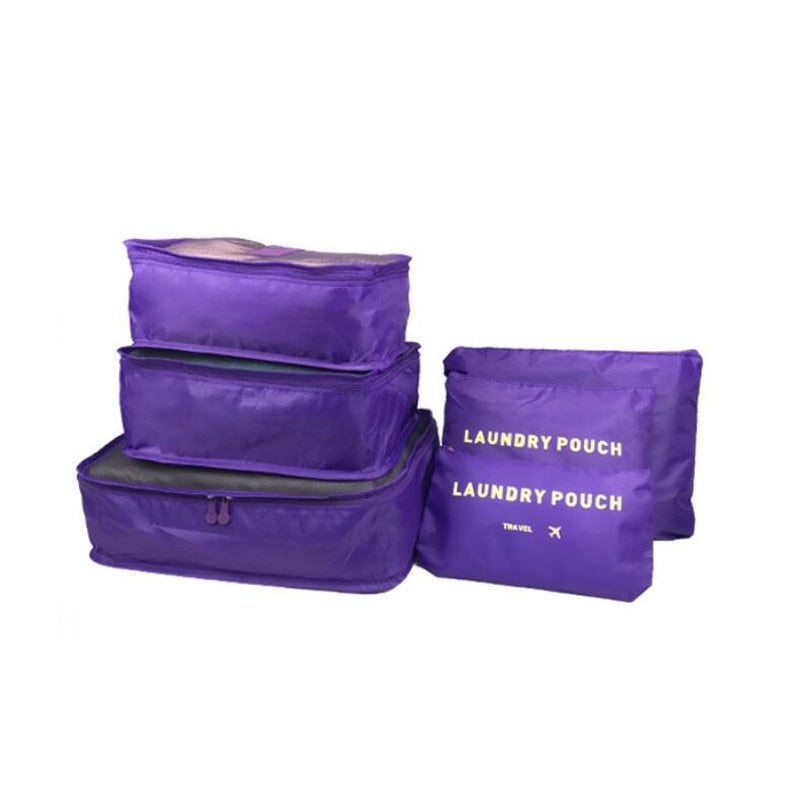 Kit Organizador De Malas 6 Unidades