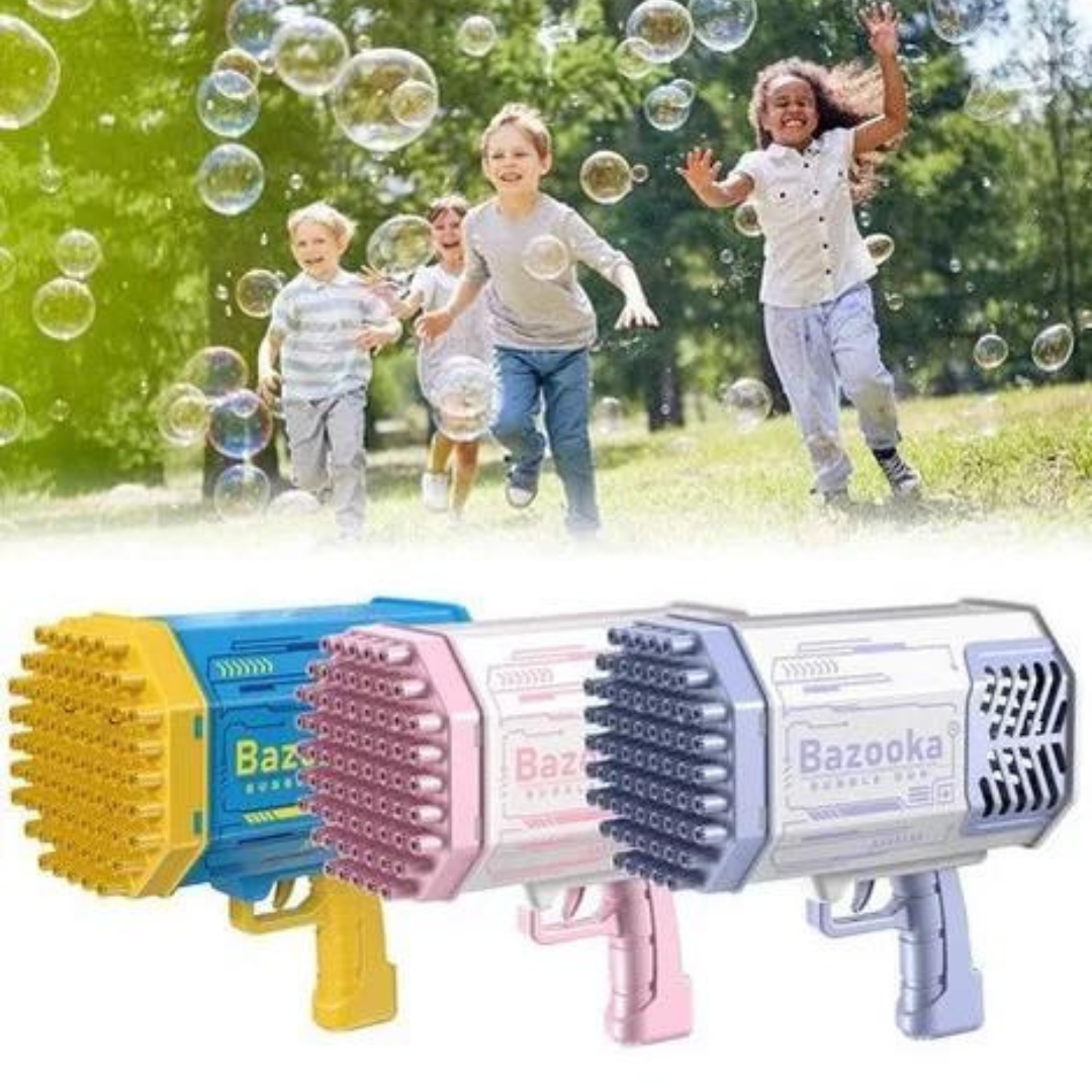 Bazooka de Bolhas de Sabão - Crazy Bubbles