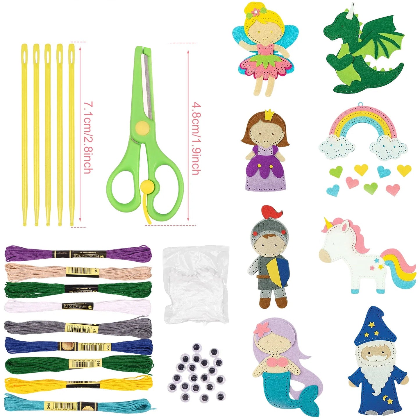 Kit de Costura Mágica - Artesanato Montessori