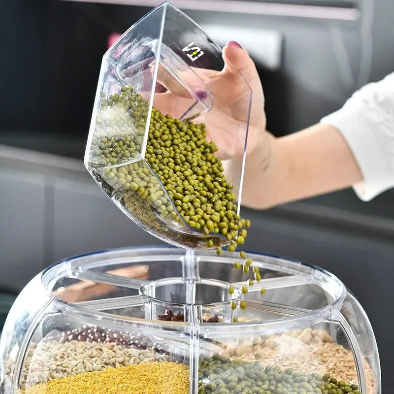 Dispensador de Cereais e Sementes 360°