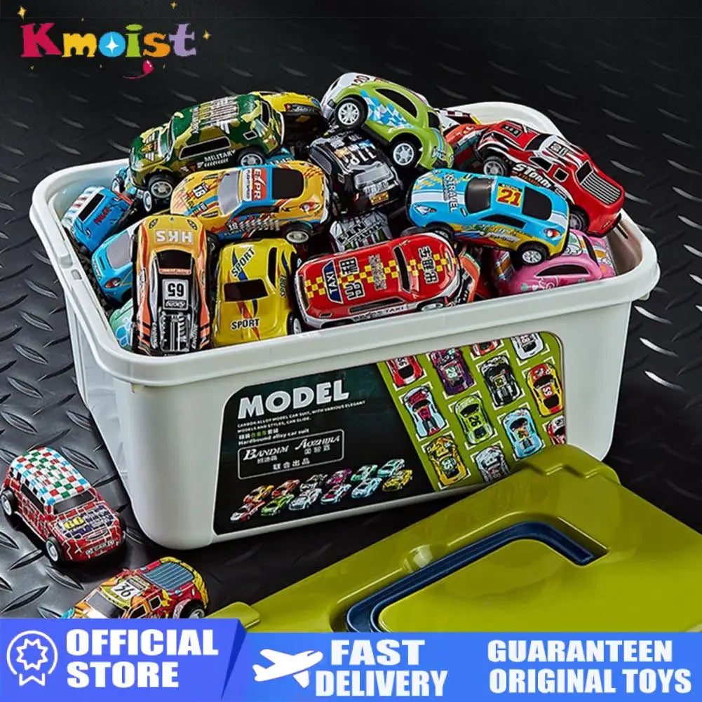 Kit de Mini Carrinhos -  20/30/50 Unidades com Caixa