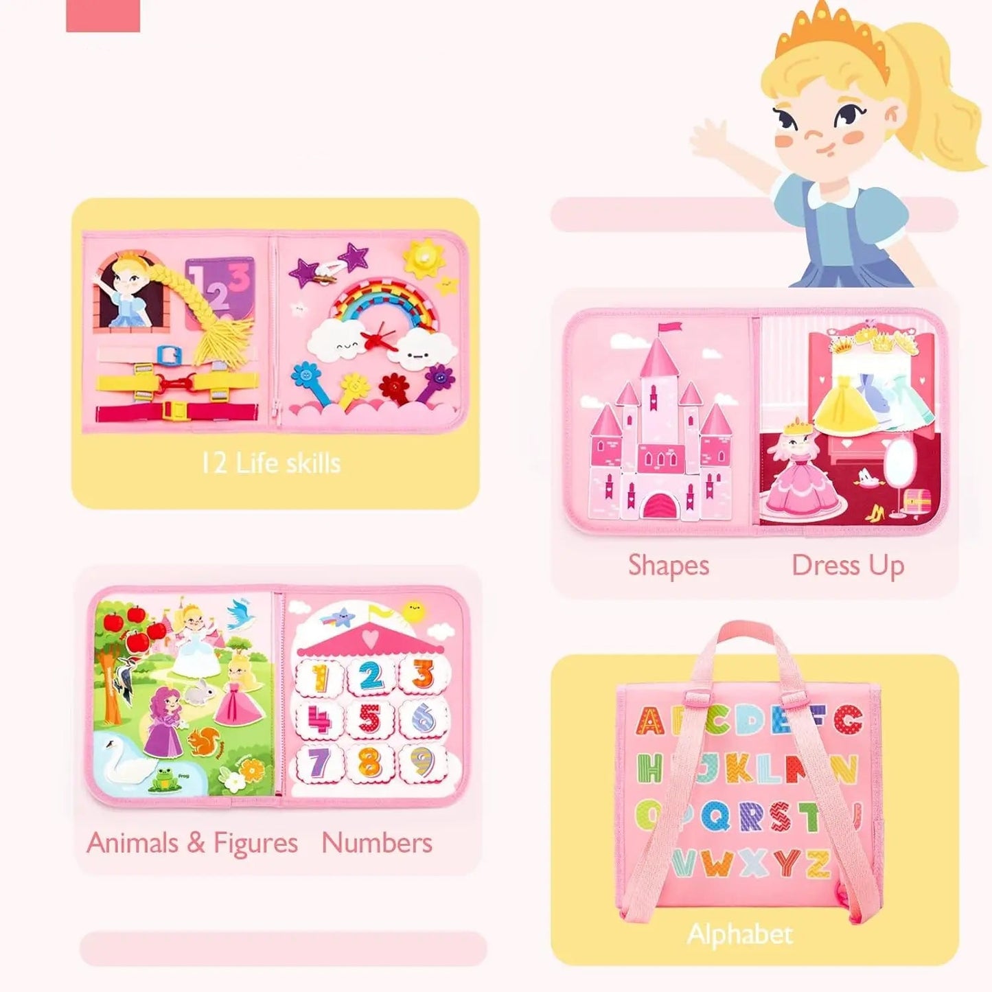 Mochila Sensorial Montessori 18 em 1