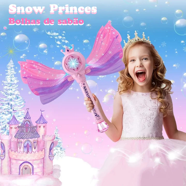 Snow Princess - Varinha Mágica Bolhas