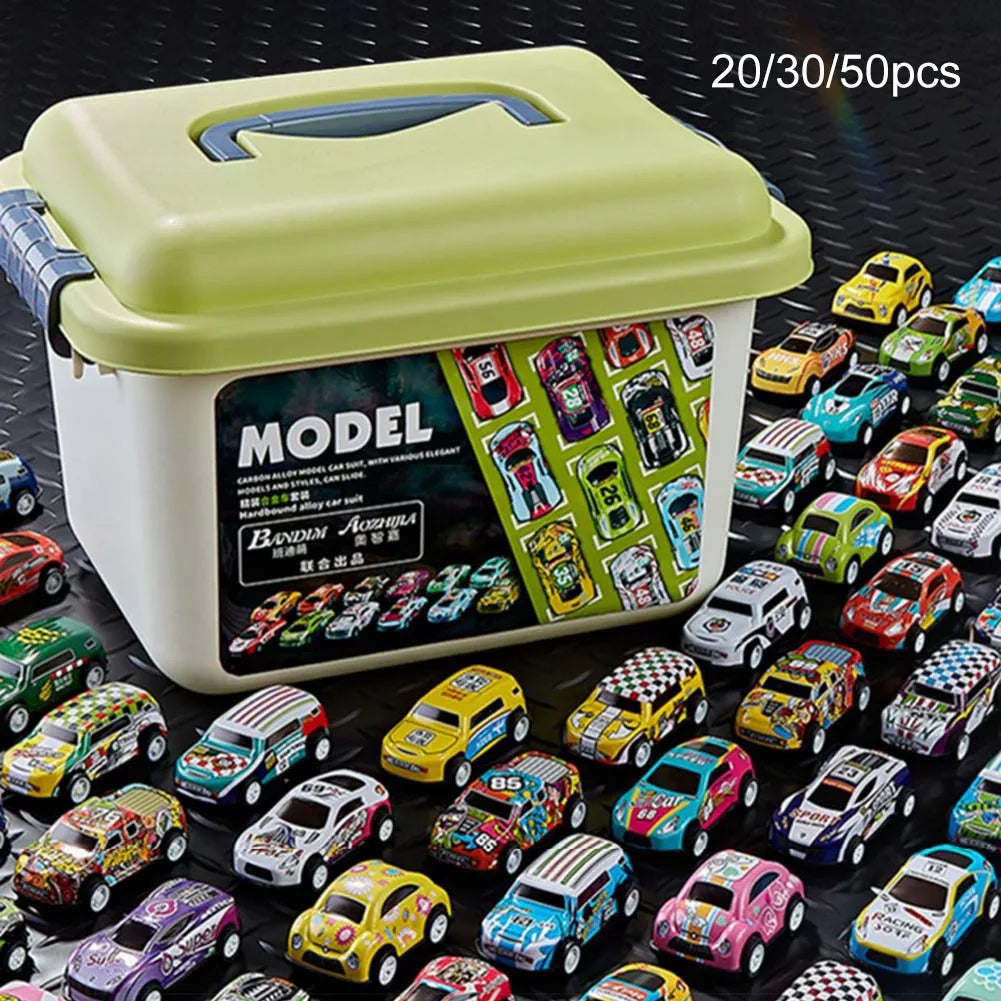 Kit de Mini Carrinhos -  20/30/50 Unidades com Caixa