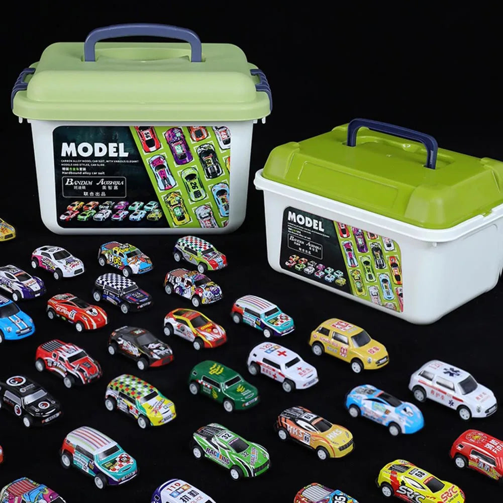 Kit de Mini Carrinhos -  20/30/50 Unidades com Caixa