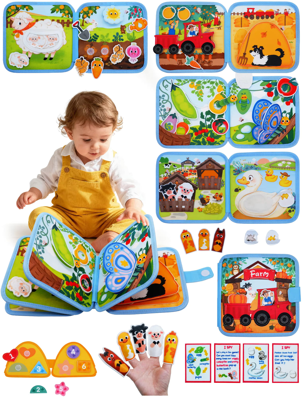 🚜 A Quinta Divertida 2: Pequenos Agricultores – Livro Montessori