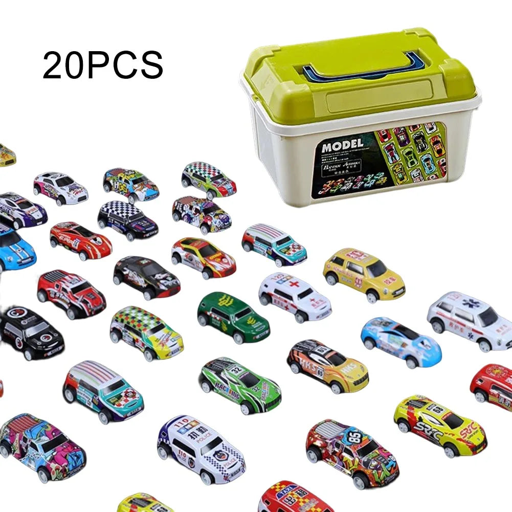 Kit de Mini Carrinhos -  20/30/50 Unidades com Caixa