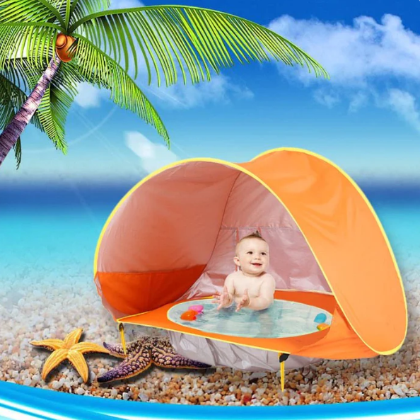 Tenda de Praia Infantil com Piscina